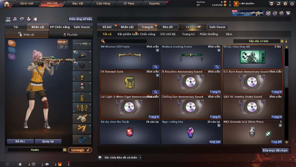 shop acc cf uy tin gia re